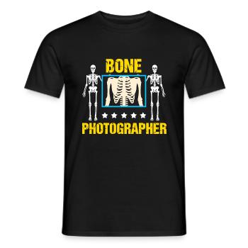 Ich spiele mit Scan - Radiologe - Männer T-Shirt - Schwarz - Vorne - AI Model Male 178 light (178cm)