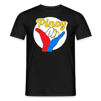 Cooles Pinoy-Design für stolze Pinoys - Männer T-Shirt - Schwarz - Vorne - AI Model Male 178 light (178cm)