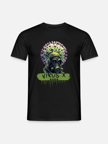 Virus X Ready - Men's T-Shirt - black