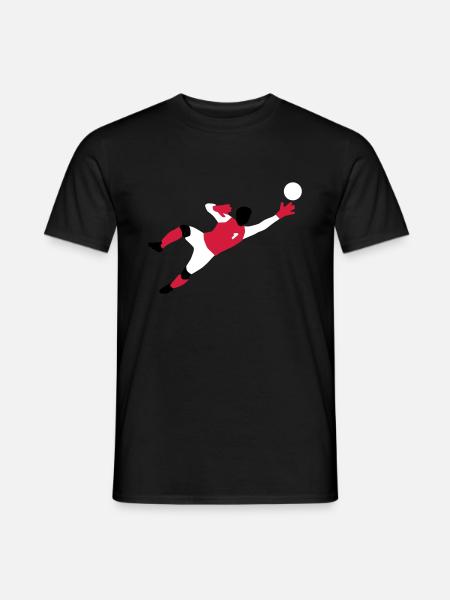 torwart_012015_a_3c - Männer T-Shirt - Schwarz