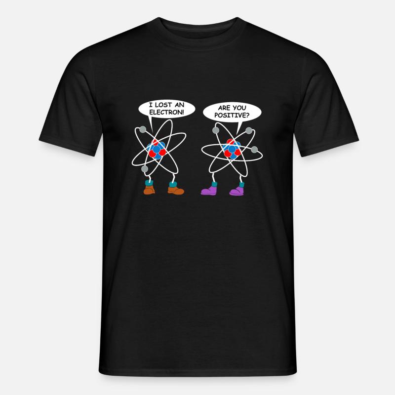 Electron Physics Science Atom Chemistry Gift - Men’s T-shirt - black