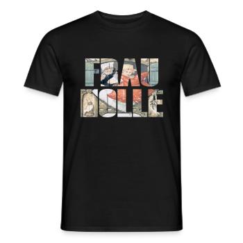 frau holle - Männer T-Shirt - Schwarz - Vorne - AI Model Male 178 light (178cm)