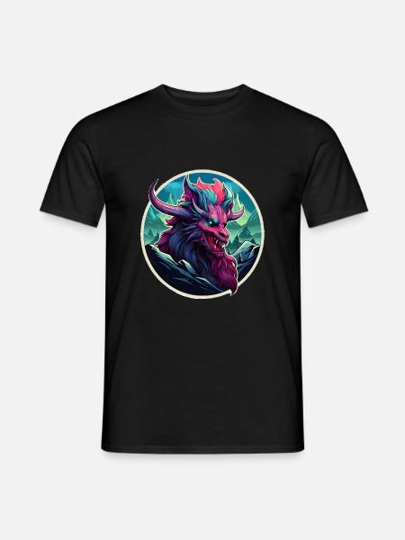 Chinesischer Drache, Dragon - Männer T-Shirt - Schwarz