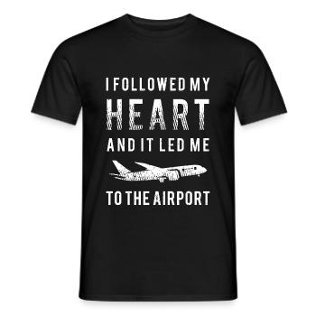 Voyage Voyage Vacances Aventure Tourisme Cadeau - T-shirt homme - noir - Devant - AI Model Male 178 light (178cm)