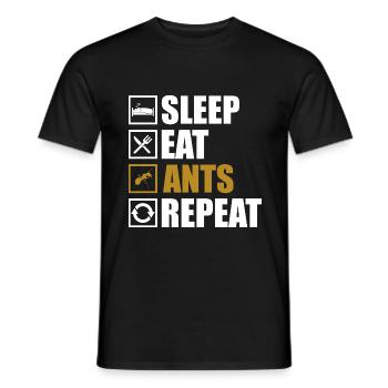 Ant - Men's T-Shirt - black - Front - AI Model Male 178 light (178cm)