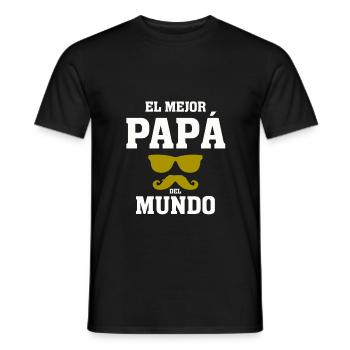 Dia del Padre Spanisches Zitat Vatertag - Männer T-Shirt - Schwarz - Vorne - AI Model Male 178 light (178cm)