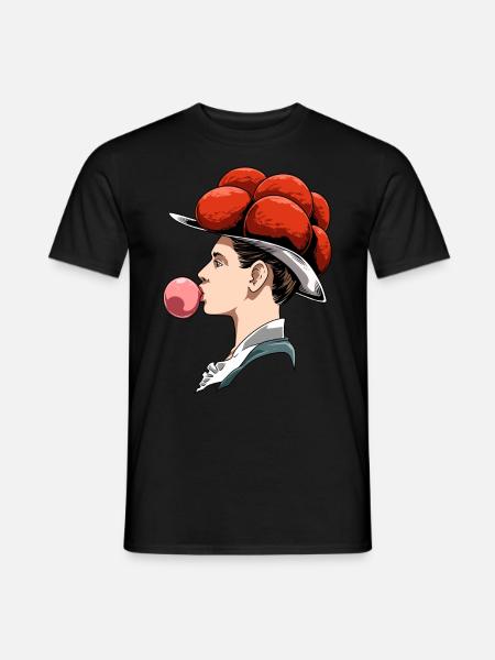 Bollenhut Kaugummi Schwarzwald für einen - Männer T-Shirt - Schwarz