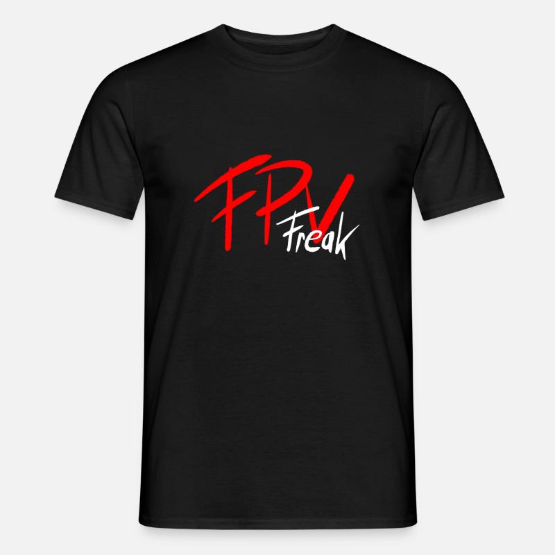 FPV FREAK - Männer T-Shirt - Schwarz