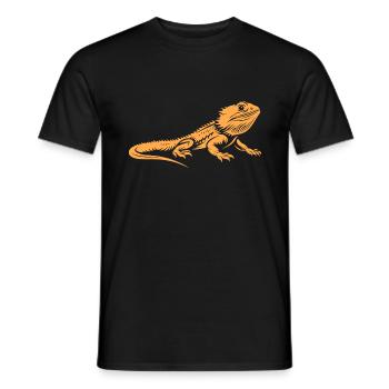 Dragon barbu - T-shirt homme - noir - Devant - AI Model Male 178 light (178cm)