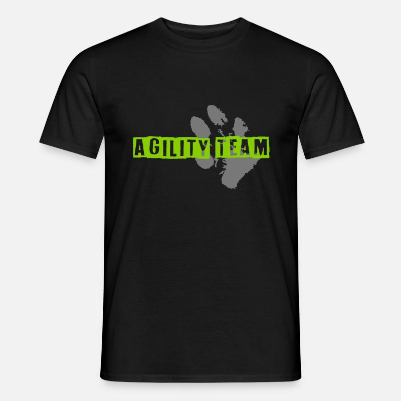 AgilityTeam - Männer T-Shirt - Schwarz