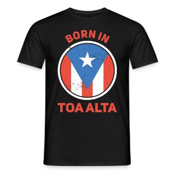 Toa Alta Puerto Rico - Men's T-Shirt - black - Front - AI Model Male 178 light (178cm)