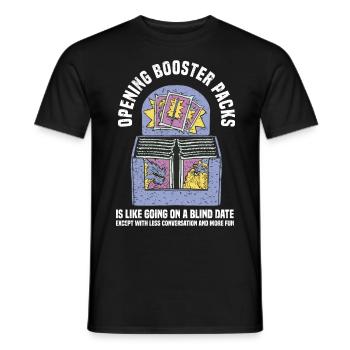 Trading Cards - Männer T-Shirt - Schwarz - Vorne - AI Model Male 178 light (178cm)