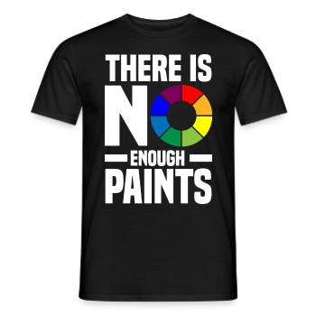 Acrylgießen Geschenke | Maler Kunst Leinwand Farbe - Männer T-Shirt - Schwarz - Vorne - AI Model Male 178 light (178cm)