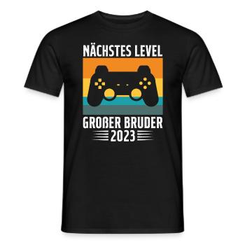 Ich Werde Großer Bruder 2023 - T-shirt homme - noir - Devant - AI Model Male 178 light (178cm)