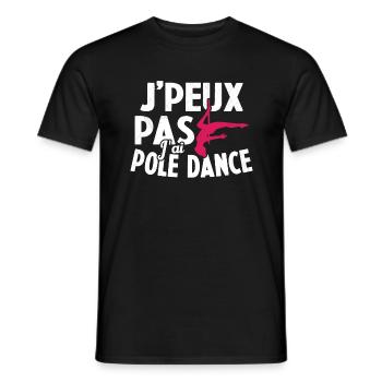 Je Peux Pas J'ai Pole Dance - T-shirt homme - noir - Devant - AI Model Male 178 light (178cm)