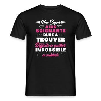 Eine tolle Pflegekraft Humorvolles Geschenk - Männer T-Shirt - Schwarz - Vorne - AI Model Male 178 light (178cm)