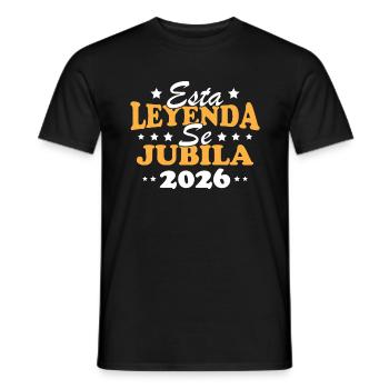 This Legend Retires 2026 - Men's T-Shirt - black - Front - AI Model Male 178 light (178cm)