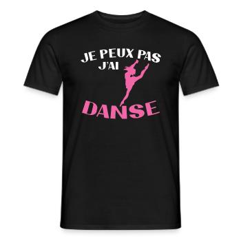Ich kann nicht tanzen Frau Geschenk - Männer T-Shirt - Schwarz - Vorne - AI Model Male 178 light (178cm)