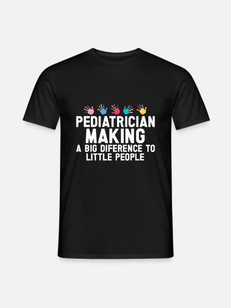 Kinderkrankenschwester - Männer T-Shirt - Schwarz