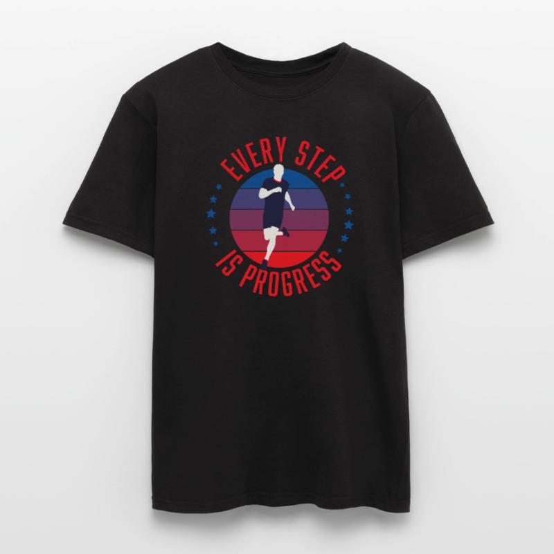 Runner Every Step is Progress Men's T-Shirt