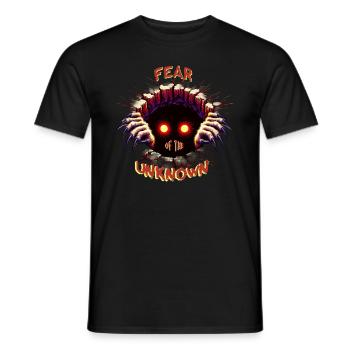 Fear of the unknown - Men's T-Shirt - black - Front - AI Model Male 178 light (178cm)