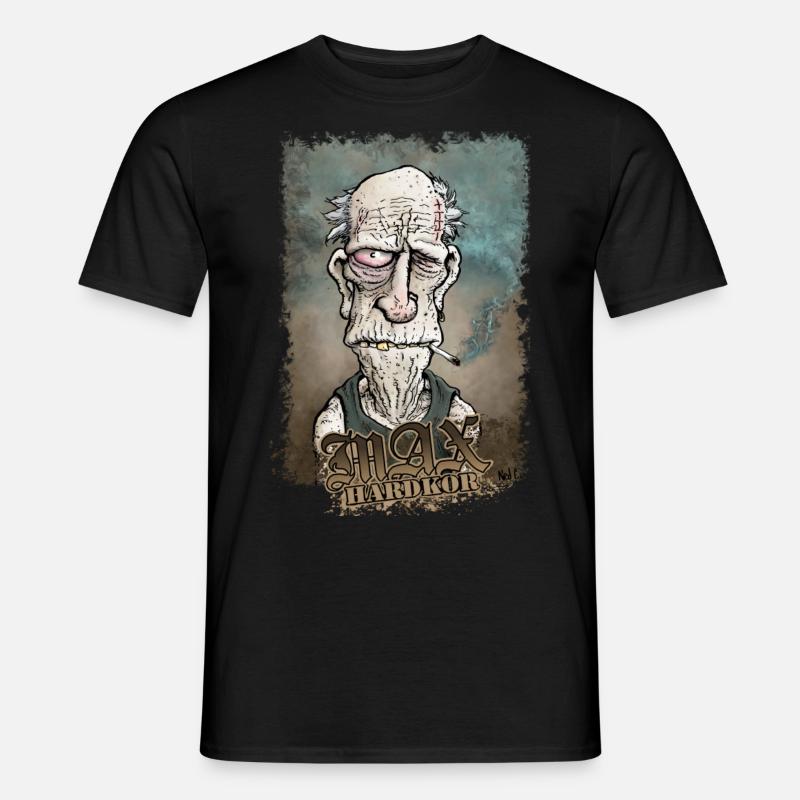 Alt Max Hardkor - Männer T-Shirt - Schwarz