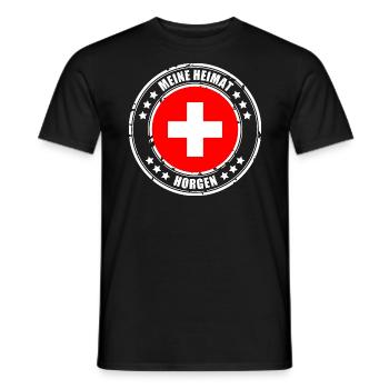 MA PATRIE HORGEN - T-shirt homme - noir - Devant - AI Model Male 178 light (178cm)