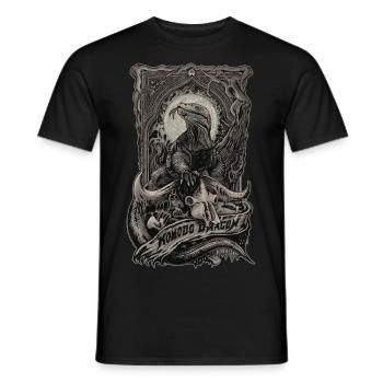 Komodo Dragon - Männer T-Shirt - Schwarz - Vorne - AI Model Male 178 light (178cm)