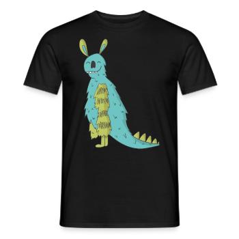 monster - Men's T-Shirt - black - Front - AI Model Male 178 light (178cm)