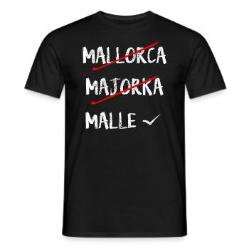Majorque - T-shirt homme - noir - Devant - AI Model Male 178 light (178cm)
