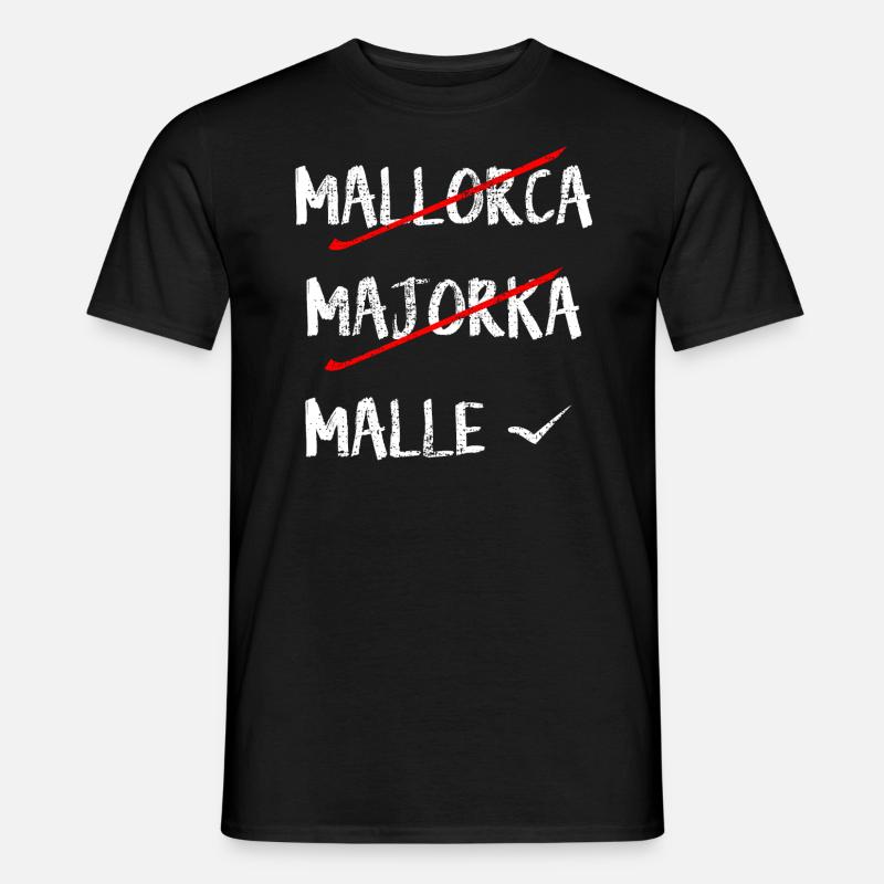 Mallorca - Männer T-Shirt - Schwarz