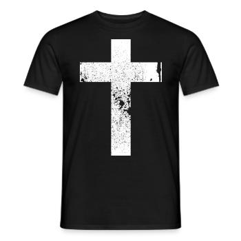 Croix / Croix - T-shirt homme - noir - Devant - AI Model Male 178 light (178cm)