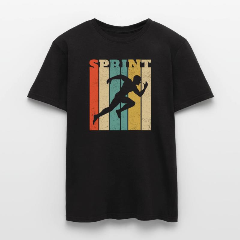 Conception de sprint rétro pour un sprinter - SPRINT T-shirt homme