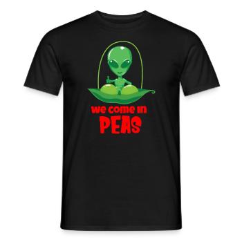 Alien Ufo Alien Aliens Area 51 - Men's T-Shirt - black - Front - AI Model Male 178 light (178cm)