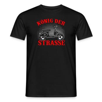 Roller - Männer T-Shirt - Schwarz - Vorne - AI Model Male 178 light (178cm)