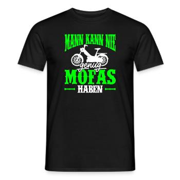 Mofa - Männer T-Shirt - Schwarz - Vorne - AI Model Male 178 light (178cm)
