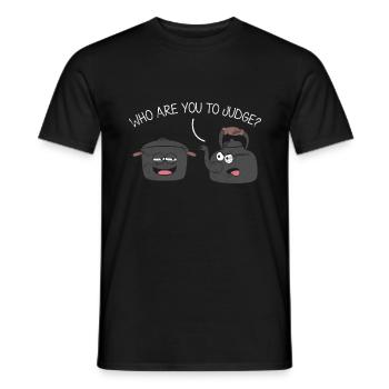 Cauldron upset about pot gift idea Kitchen utensils - Men's T-Shirt - black - Front - AI Model Male 178 light (178cm)