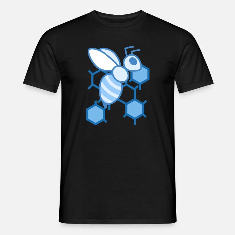 Biene - Männer T-Shirt - Schwarz