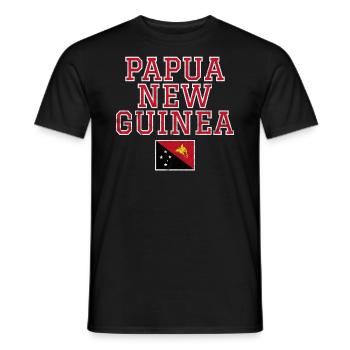 Papouasie-Nouvelle-Guinée - T-shirt homme - noir - Devant - AI Model Male 178 light (178cm)