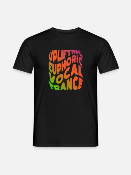Trance Exaltante Euphorique Trance Vocale - Mænd T-shirt - sort