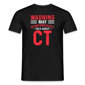 MRI Radiologie Radiologe CT Röntgen Papa Mama - Männer T-Shirt - Schwarz - Vorne - AI Model Male 178 light (178cm)