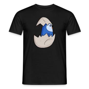 Baby Penguin - Men's T-Shirt - black - Front - AI Model Male 178 light (178cm)