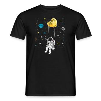 Lemon Design Lemonades Stand Boss Lemon Sale - Men's T-Shirt - black - Front - AI Model Male 178 light (178cm)