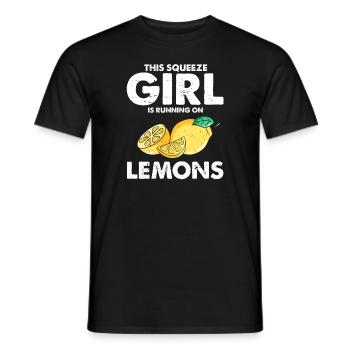 Limonade Limonade Limonade Limonade Stand Design - T-shirt homme - noir - Devant - AI Model Male 178 light (178cm)