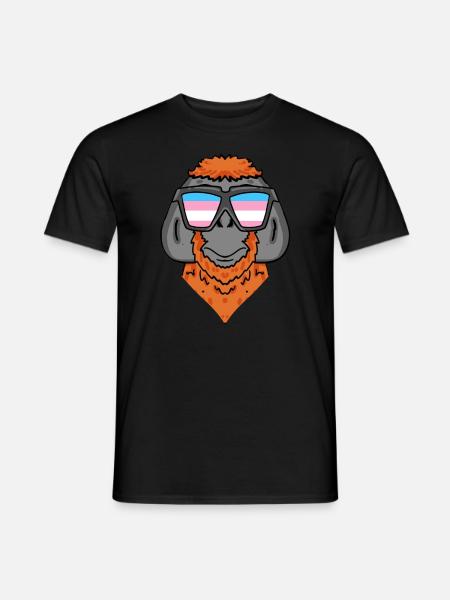Transgender Transsexual Urangutan Gift - Men's T-Shirt - black