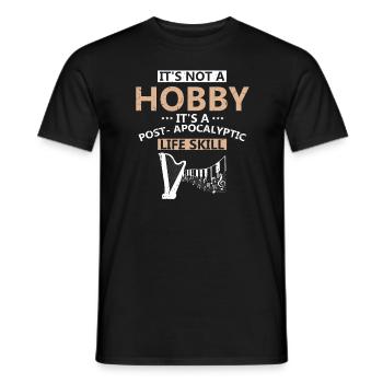 Conceptions de harpiste pour conceptions de harpiste - T-shirt homme - noir - Devant - AI Model Male 178 light (178cm)