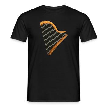 Conceptions de joueurs de harpe pour les conceptions de joueurs de harpe - T-shirt homme - noir - Devant - AI Model Male 178 light (178cm)