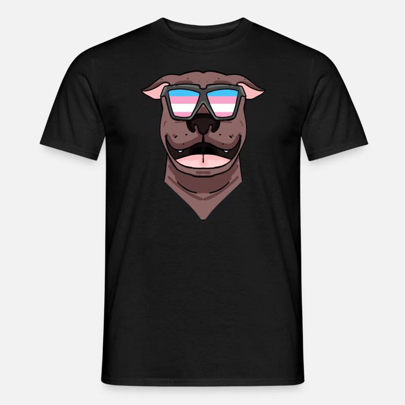 American Pit Bull Terrier - Männer T-Shirt - Schwarz