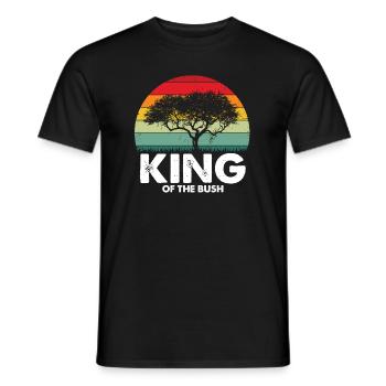 Conception de voyage en famille africaine pour l’Afrique - T-shirt homme - noir - Devant - AI Model Male 178 light (178cm)