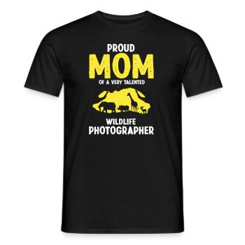 Safari Family Holiday Design pour l’Afrique Savannah - T-shirt homme - noir - Devant - AI Model Male 178 light (178cm)